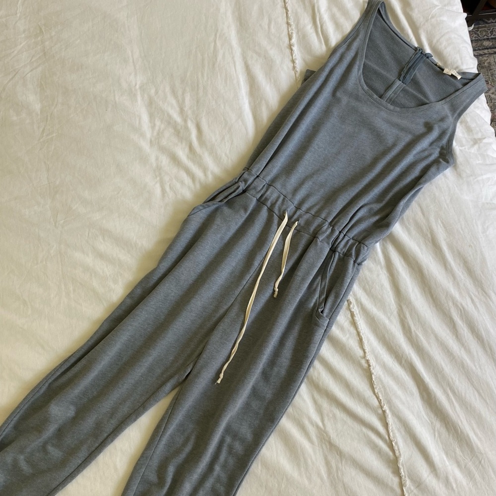 Love Stitch Blue/Gray Jumpsuit